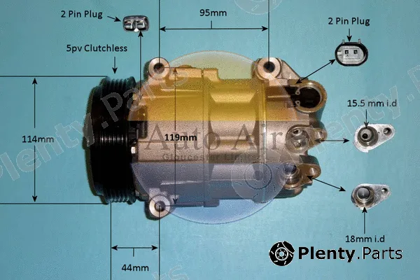 Auto Air Gloucester 14-2069P — Compressor, air conditioning