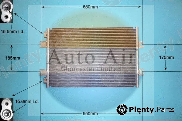 Auto Air Gloucester 16-9816 — Condenser, air conditioning