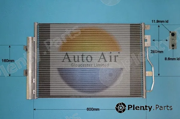 Auto Air Gloucester 16-6233 — Condenser, air conditioning