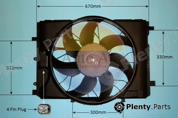 Auto Air Gloucester 05-1222 — Electric Motor, radiator fan