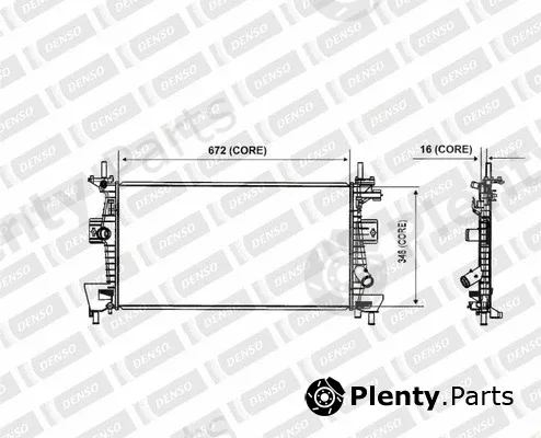 Denso-Au 221-9031 — Radiator, engine cooling
