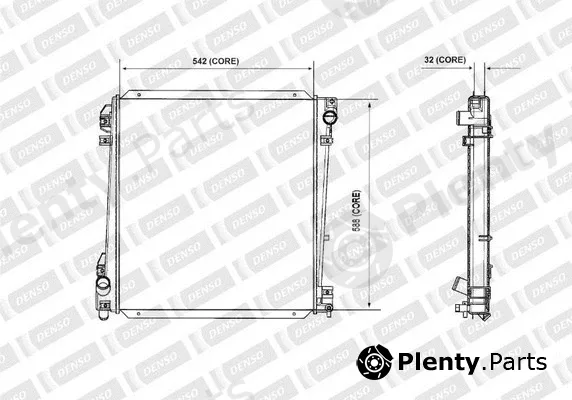 Denso-Au 221-9025 — Radiator, engine cooling