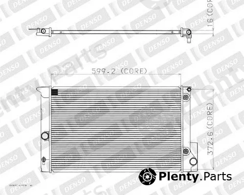 Denso-Au A221-A302 — Radiator, engine cooling