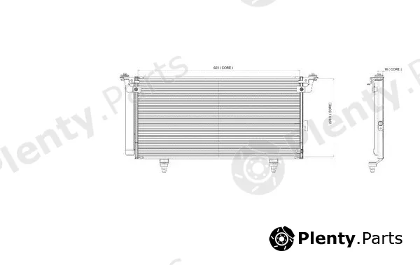 Denso-Au A477-A388 — Condenser, air conditioning