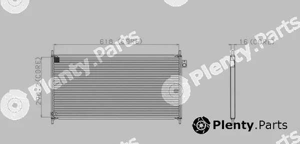Denso-Au 477-0655 — Condenser, air conditioning