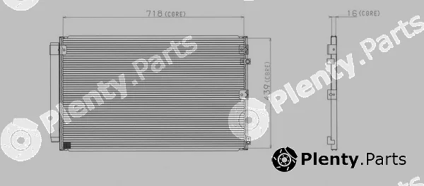 Denso-Au A477-A302 — Condenser, air conditioning