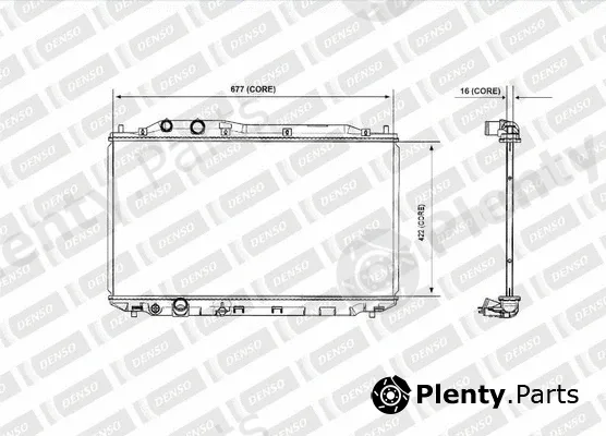 Denso-Au 221-3233 — Radiator, engine cooling