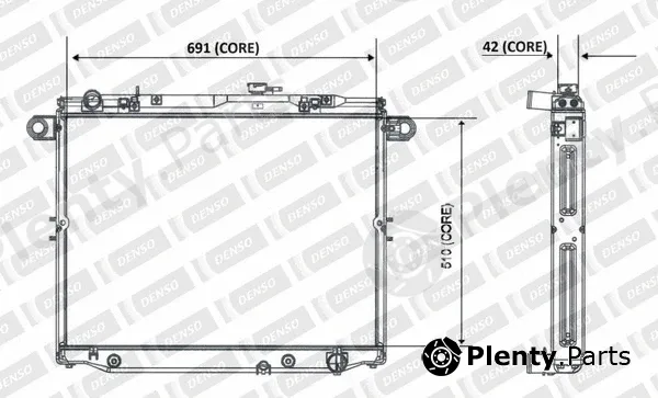 Denso-Au 221-3152 — Radiator, engine cooling