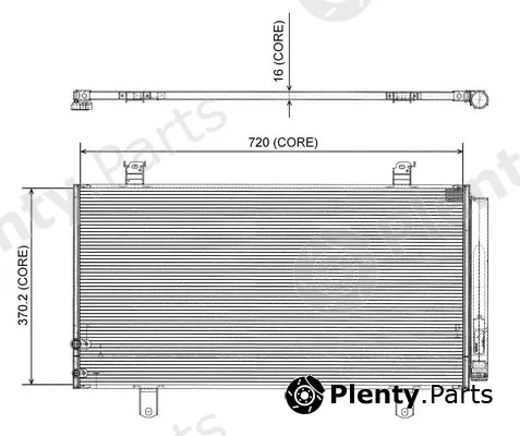 Denso-Au 477-0729 — Condenser, air conditioning