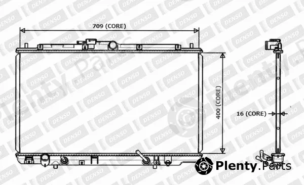 Denso-Au 221-3213 — Radiator, engine cooling