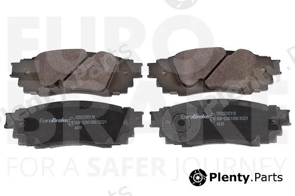 Eurobrake 55022245118 — Brake Pad Set, disc brake