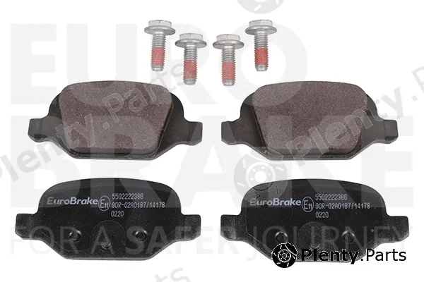 Eurobrake 5502222386 — Brake Pad Set, disc brake