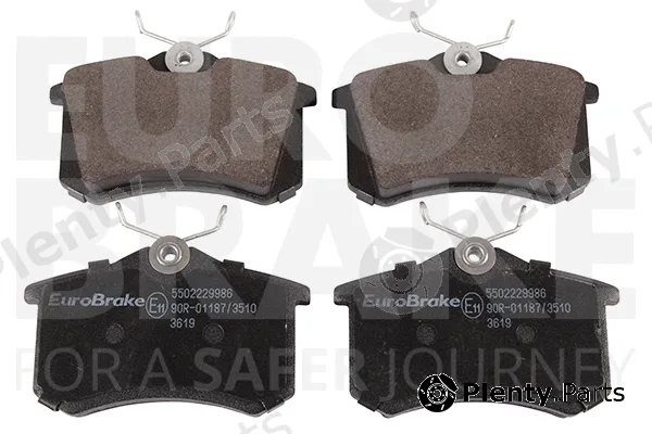Eurobrake 5502229986 — Brake Pad Set, disc brake