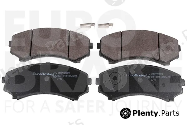Eurobrake 5502223026 — Brake Pad Set, disc brake