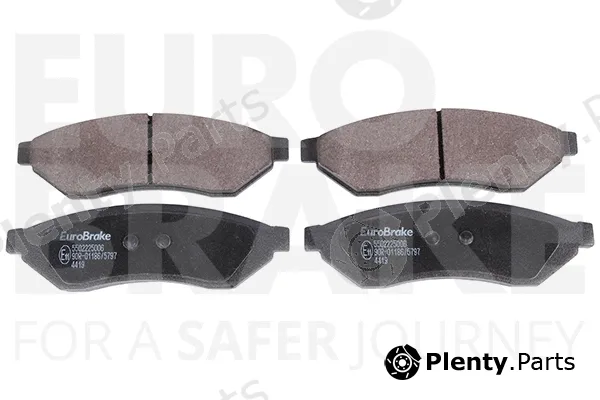 Eurobrake 5502225006 — Brake Pad Set, disc brake