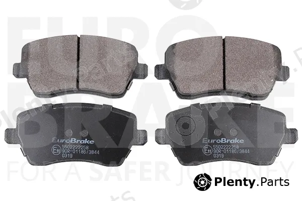 Eurobrake 5502222258 — Brake Pad Set, disc brake