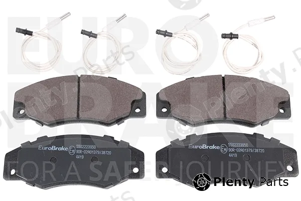 Eurobrake 5502223950 — Brake Pad Set, disc brake