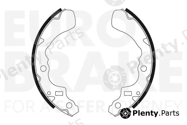 Eurobrake 58492751504 — Brake Shoe Set