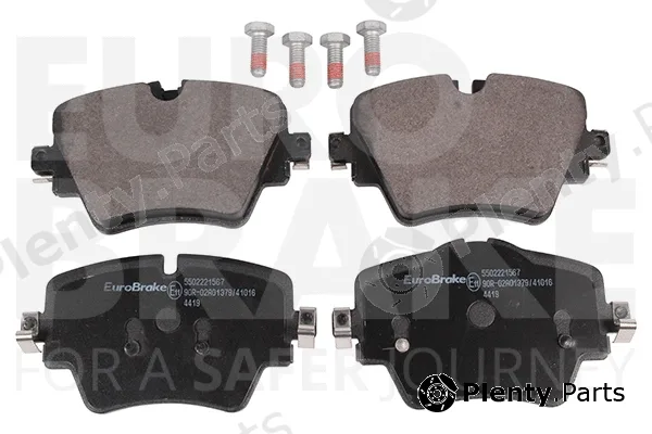 Eurobrake 5502221567 — Brake Pad Set, disc brake