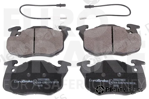 Eurobrake 5502229953 — Brake Pad Set, disc brake