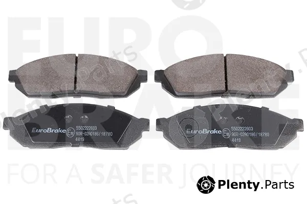 Eurobrake 5502222603 — Brake Pad Set, disc brake