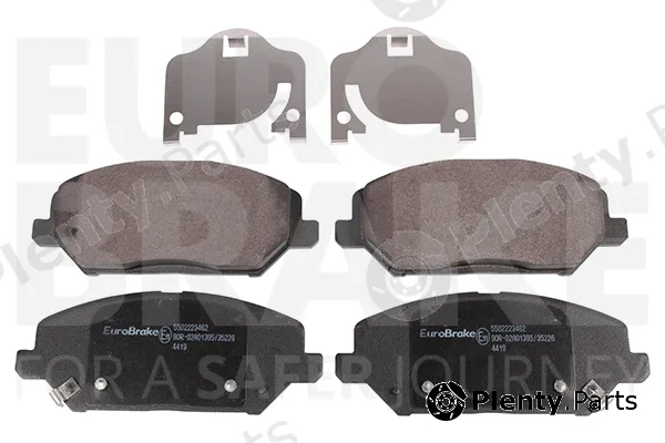 Eurobrake 5502223462 — Brake Pad Set, disc brake
