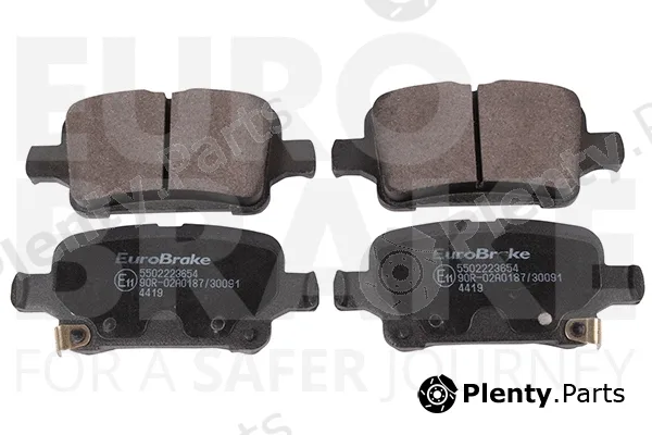 Eurobrake 5502223654 — Brake Pad Set, disc brake