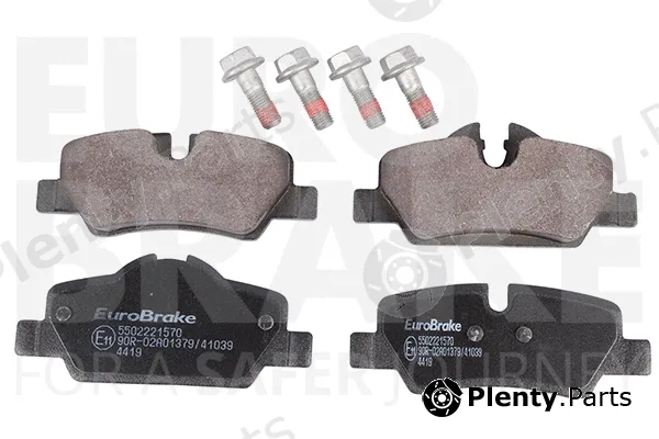 Eurobrake 5502221570 — Brake Pad Set, disc brake