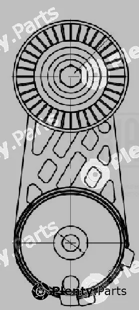 Trialli CM5659 — Belt Tensioner, V-ribbed belt