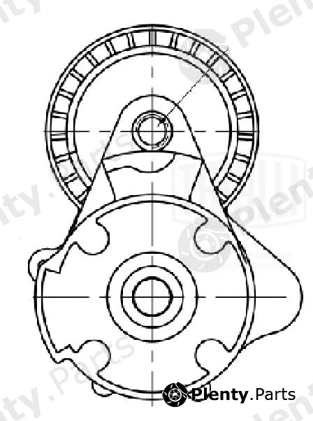 Trialli CM5472 — Belt Tensioner, V-ribbed belt