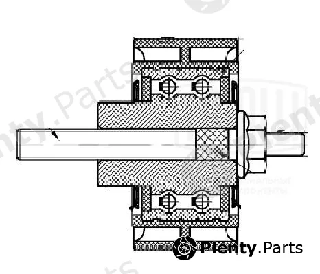 Trialli CM5683 — Deflection/Guide Pulley, V-ribbed belt