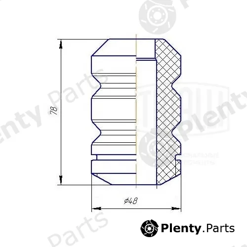 Trialli BC0131 — Rubber Buffer, suspension