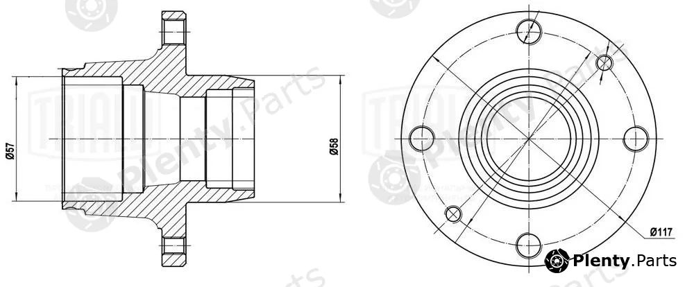 Trialli MR0101 — Wheel Hub