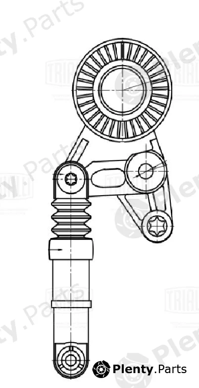 Trialli CM5382 — Belt Tensioner, V-ribbed belt