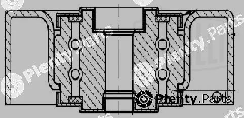 Trialli CM5677 — Deflection/Guide Pulley, V-ribbed belt