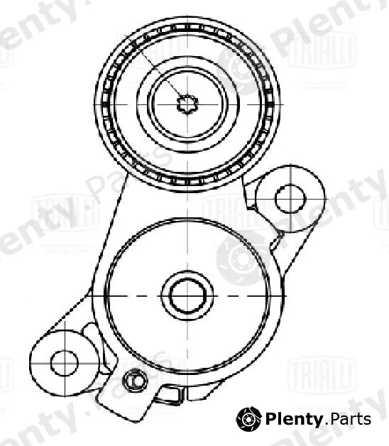 Trialli CM5756 — Belt Tensioner, V-ribbed belt