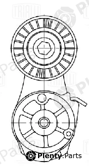 Trialli CM5760 — Belt Tensioner, V-ribbed belt