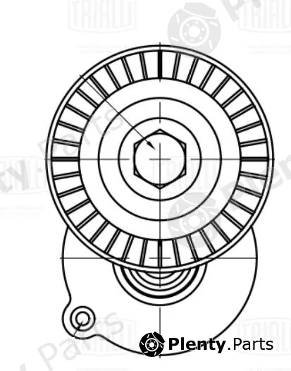 Trialli CM5402 — Belt Tensioner, V-ribbed belt