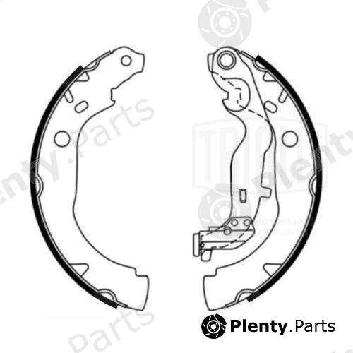 Trialli GF4412 — Brake Shoe Set