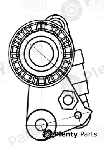 Trialli CM5477 — Belt Tensioner, V-ribbed belt