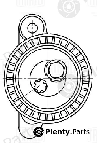 Trialli CM5561 — Belt Tensioner, V-ribbed belt