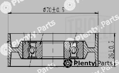 Trialli CM5944 — Belt Tensioner, V-ribbed belt