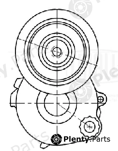 Trialli CM5656 — Belt Tensioner, V-ribbed belt