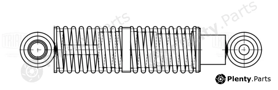 Trialli CM5441 — Belt Tensioner, V-ribbed belt