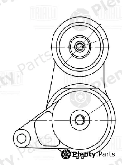 Trialli CM5739 — Belt Tensioner, V-ribbed belt