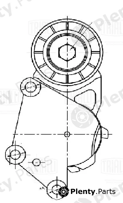 Trialli CM5729 — Belt Tensioner, V-ribbed belt