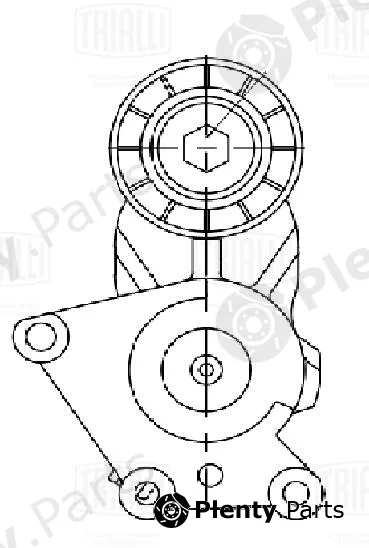 Trialli CM5275 — Belt Tensioner, V-ribbed belt
