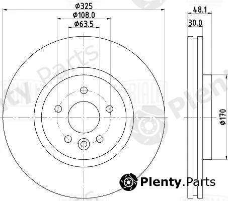 Trialli DF210219 — Brake Disc