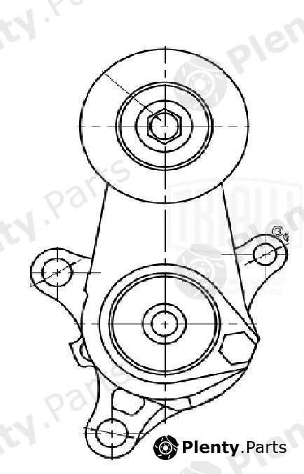 Trialli CM5506 — Belt Tensioner, V-ribbed belt