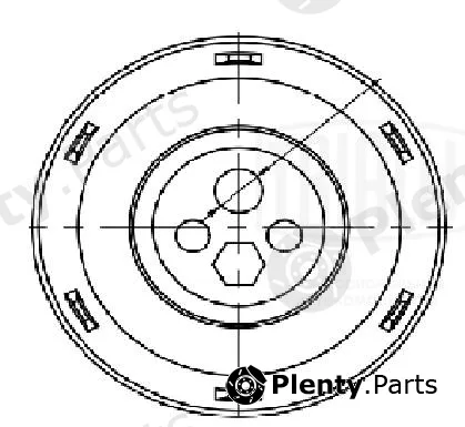 Trialli CM6143 — Deflection/Guide Pulley, timing belt